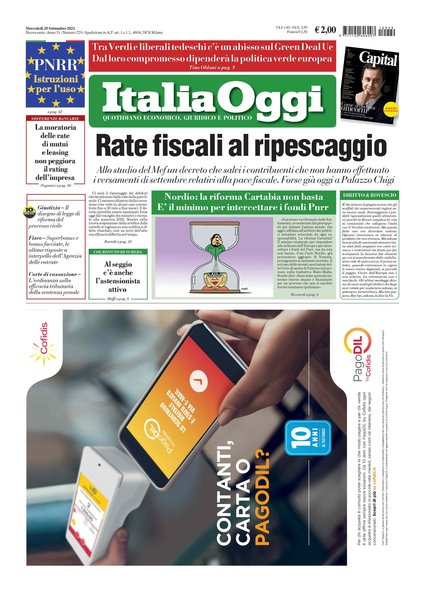 Italia oggi : quotidiano di economia finanza e politica